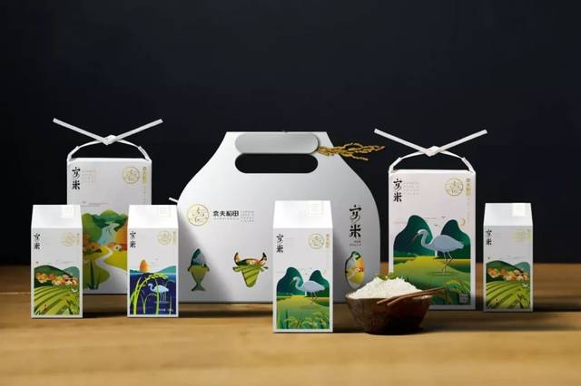 精致大米禮盒包裝設計的魅力